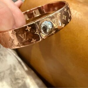 Louis Vuitton Rose Gold Monogram Bracelet